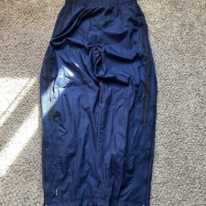 Vintage Starter Mesh Lined Blue Ankle Zipper Jogger Track Pants Men's L Dri-star